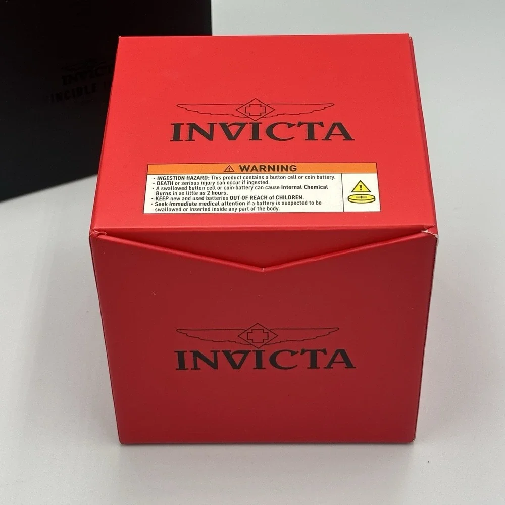 Invicta Aviator Watch Men 51mm Black Dial Two Tone Daydate Round 33029 New‎